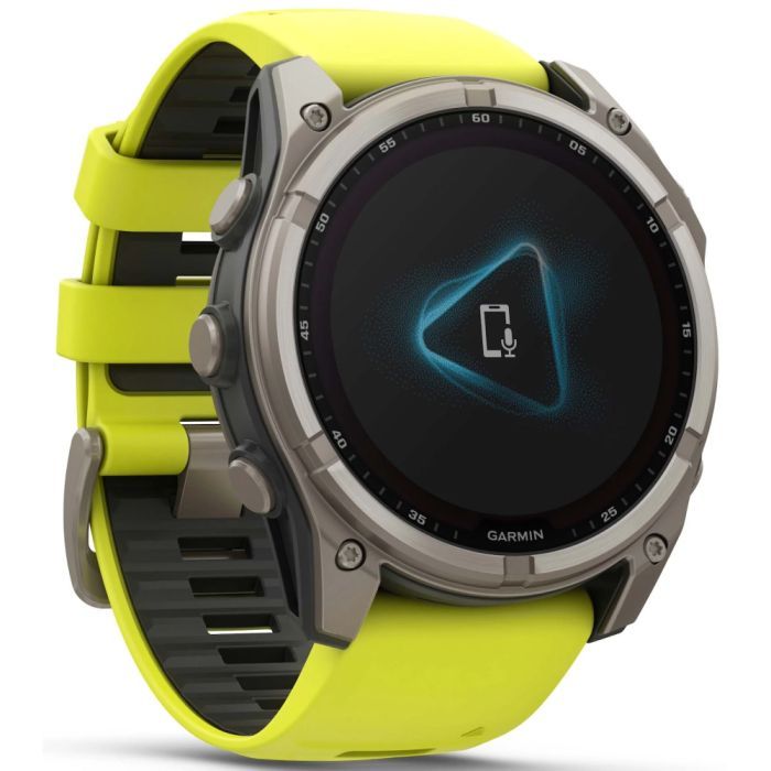 Смарт-годинник Garmin fenix 8 51mm,Saph Solar, BareTi/Graphite,AmpYe/GrphBnd (010-02907-21) зображення 9