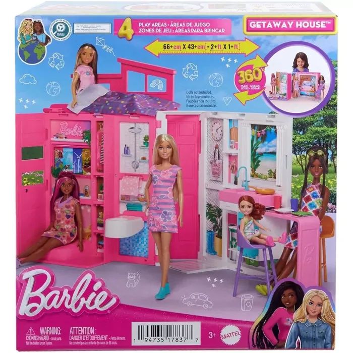 Ігровий набір Barbie Будиночок для відпочинку (2-поверховий) (HRJ76) зображення 2