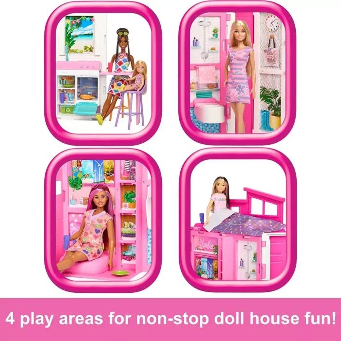 Ігровий набір Barbie Будиночок для відпочинку (2-поверховий) (HRJ76) зображення 5