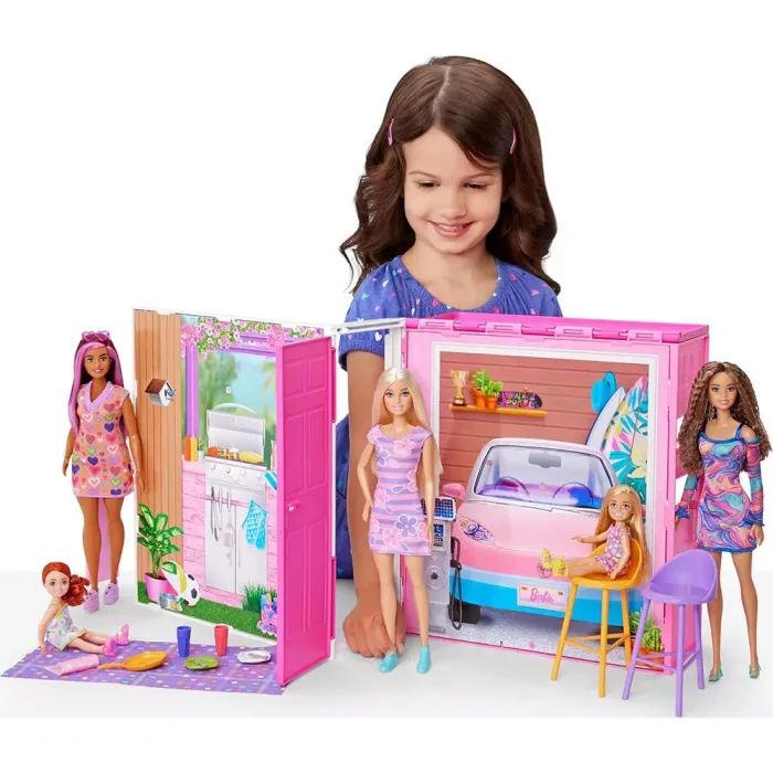 Ігровий набір Barbie Будиночок для відпочинку (2-поверховий) (HRJ76) зображення 6