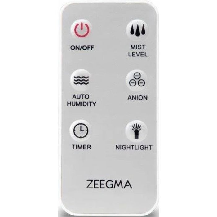Увлажнитель воздуха Zeegma ZE-VERS ION WHITE изображение 6