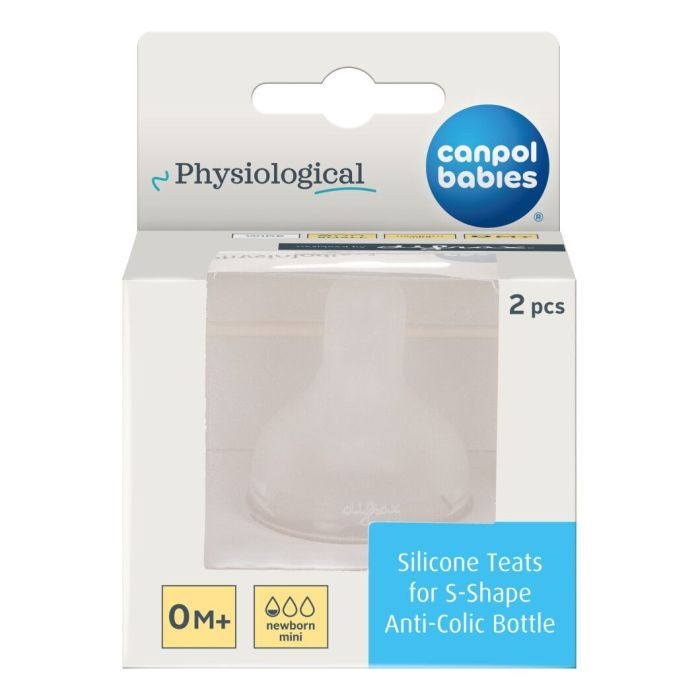 Соска Canpol babies силиконовая к бутылке S-Shape S (мини) 2 шт (59/891) изображение 5