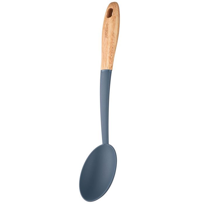 Ложка поварская Ardesto Midori, 35см, нейлон, дерево, синій (AR2128PG) изображение 2