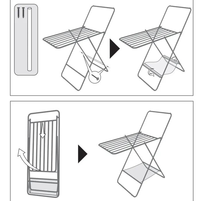Сушилка для белья Casa Si City 8m White Напольная (CS92282W04) (DAS302865) изображение 4