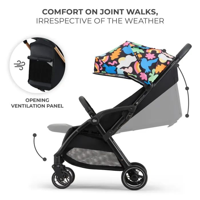 Коляска Kinderkraft Apino Happy Shapes (KSAPIN00HAP0000) (5902533925582) изображение 6
