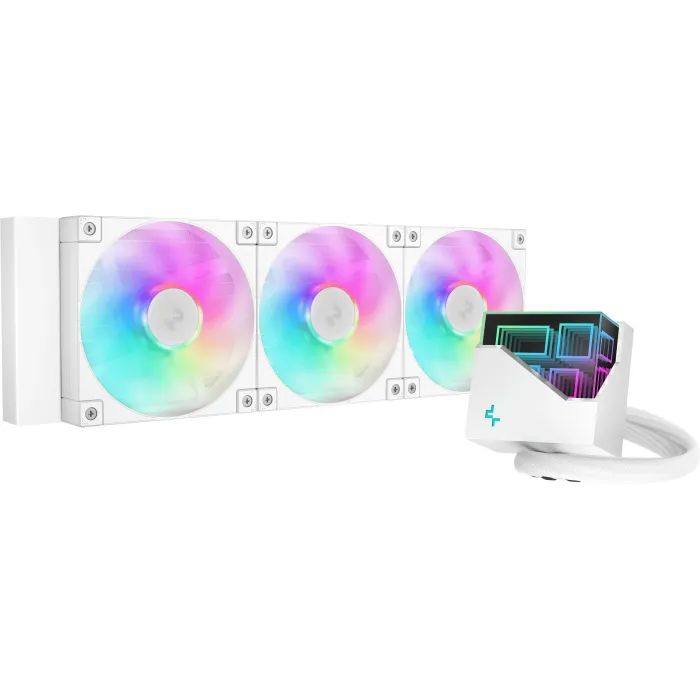 Система жидкостного охлаждения Deepcool LT360 ARGB White (R-LT360-WHAMNC-G-1)