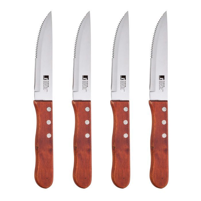 Набор ножей Bergner Bbq lovers для стейків, 4 предмети (BG-40201-MM)