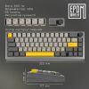 Клавіатура Epomaker EK68 65 Budgerigar V2 Switch Hot-Swap RGB Wireless/Bluetooth/USB UA Black (EK68-B-BV2) зображення 11