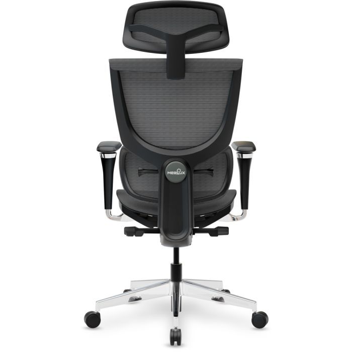 Офисное кресло Mealux S8 Air Black (HF-S8P M/B) изображение 4