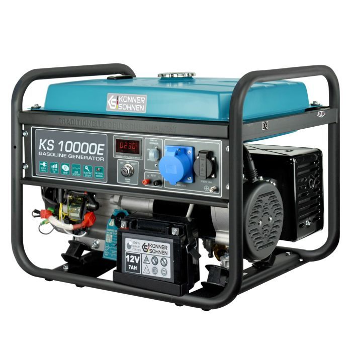 Генератор Konner&Sohnen KS 10000E, 230В, 8кВт, электростартер, 85.5кг (KS10000E) изображение 3