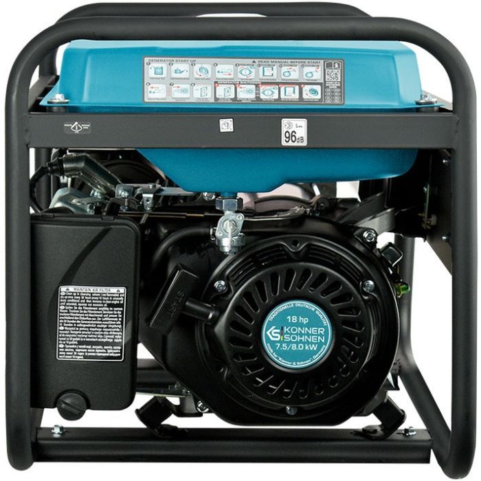 Генератор Konner&Sohnen KS 10000E, 230В, 8кВт, электростартер, 85.5кг (KS10000E) изображение 7