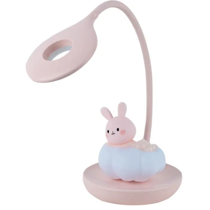 Настільна лампа Kite Cloudy Bunny LED з акумулятором, зелена (K24-493-1-4)