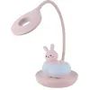 Настільна лампа Kite Cloudy Bunny LED з акумулятором , рожева (K24-493-1-2)