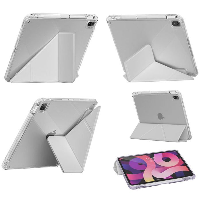 Чехол для планшета BeCover Ultra Slim Origami Transparent Apple iPad 10.9" 2022/24/11" 2025 Pink (712940) изображение 6