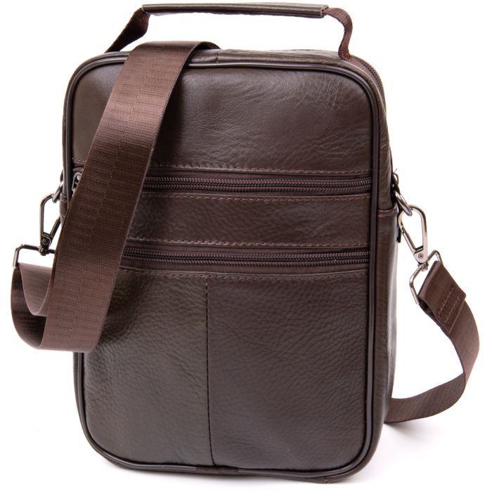 Сумка Vintage Коричневая (20394) изображение 2