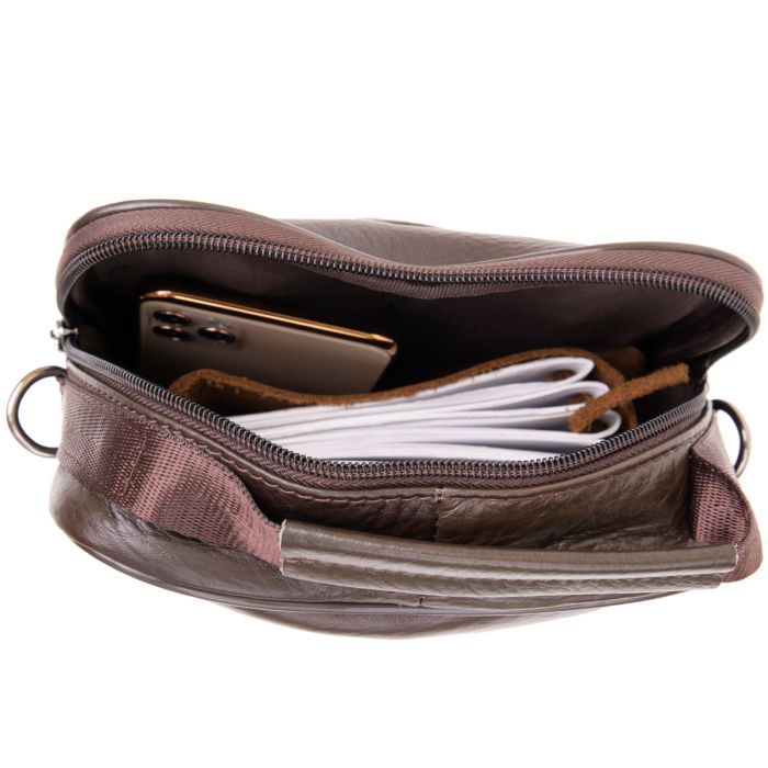 Сумка Vintage Коричневая (20394) изображение 5