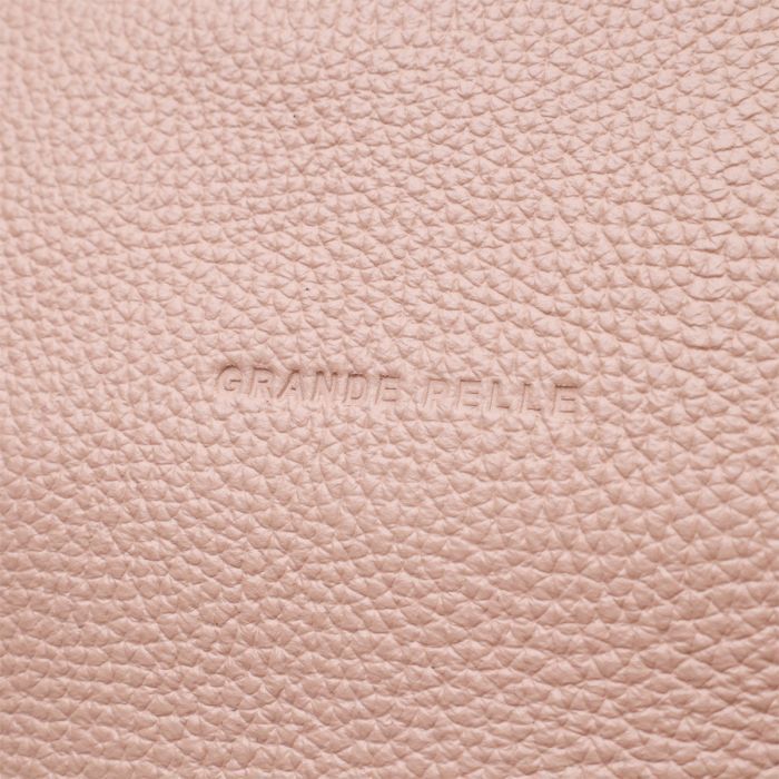 Сумка Grande Pelle Из натуральной кожи Бежевая (11696) изображение 6