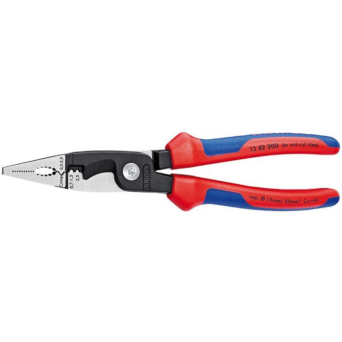 Клещи KNIPEX для электромонтажных работ 200мм (13 82 200)