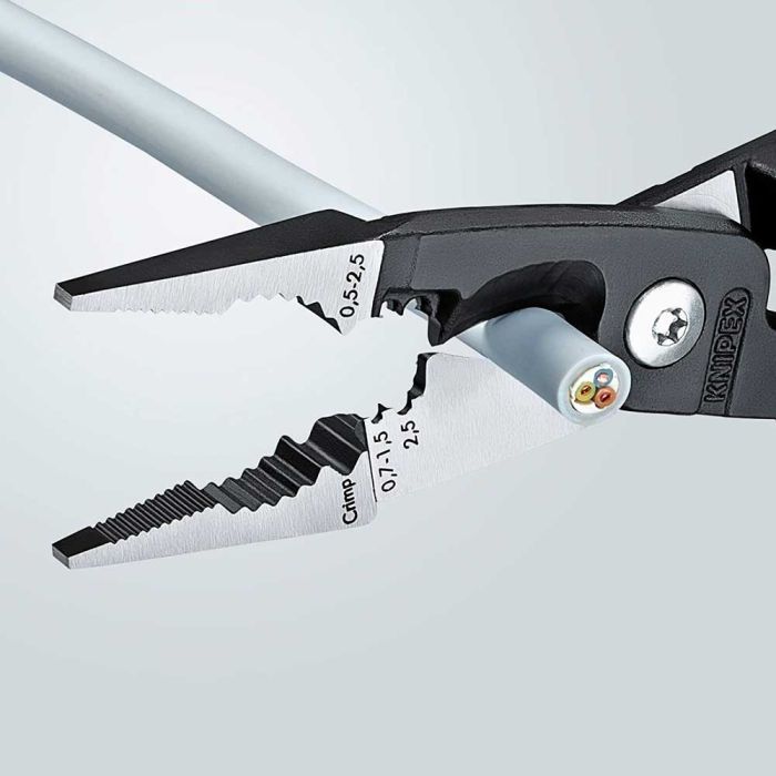 Клещи KNIPEX для электромонтажных работ 200мм (13 82 200) изображение 3