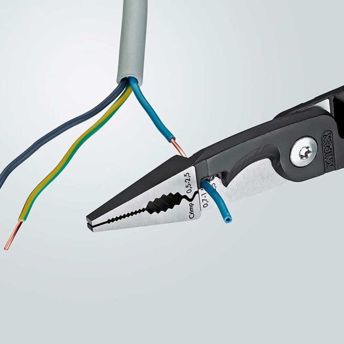 Клещи KNIPEX для электромонтажных работ 200мм (13 82 200) изображение 4