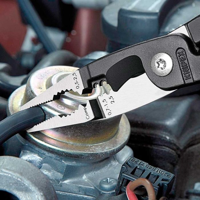 Клещи KNIPEX для электромонтажных работ 200мм (13 82 200) изображение 6