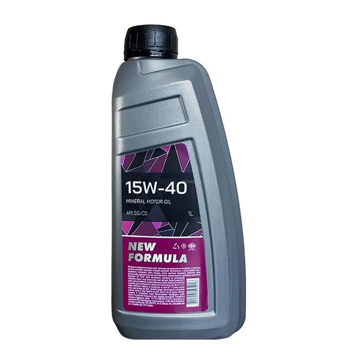 Моторное масло NEW FORMULA 15w-40 (SG/CD) кан. 1л ПЕ (0,9кг) (NF196253)