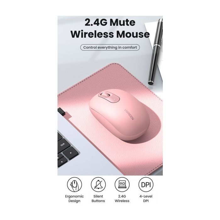 Мышка Ugreen MU105 Wireless Light Blue (90671) изображение 5