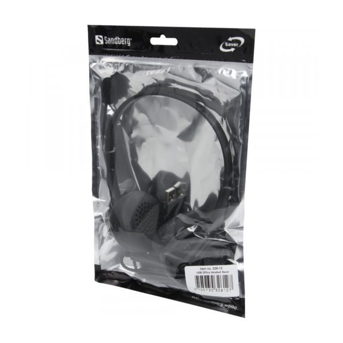 Навушники Sandberg Office Headset USB Black (326-12) зображення 4