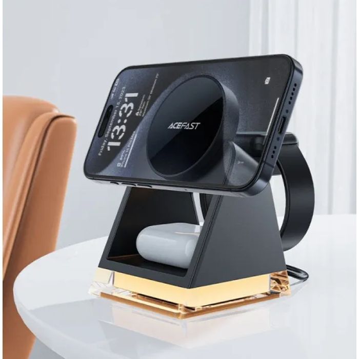 Зарядний пристрій Acefast Wireless QI 3in1 15W E17 (6974316282815) зображення 6