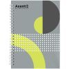 Блокнот Axent на спирали А5 96 листов, клетка, твердая обложка №18 (8032-18-A)
