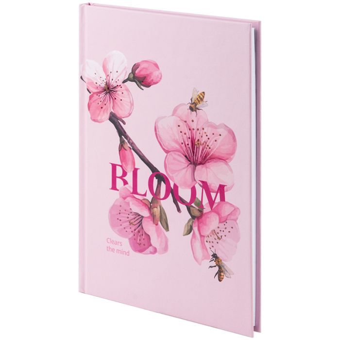 Книга записная Axent Bloom А5, 96 листов, клетка, твердая обложка (8459-8-A) изображение 2
