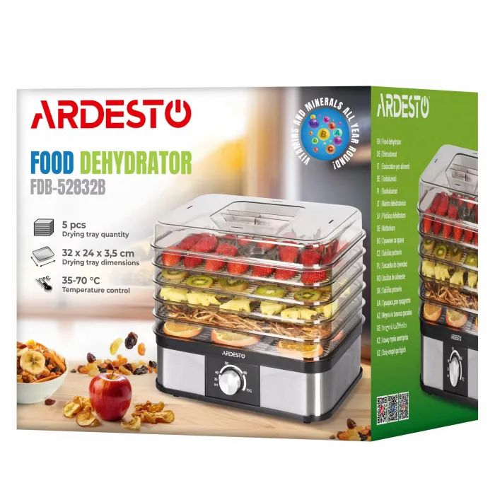 Сушка для овочів та фруктів Ardesto FDB-52832B зображення 7
