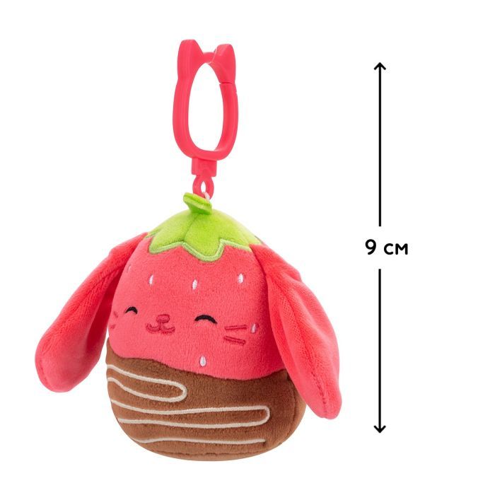 Брелок Squishmallows на клипсе - Кролик Гунда 9 см (SQCP00464) изображение 2