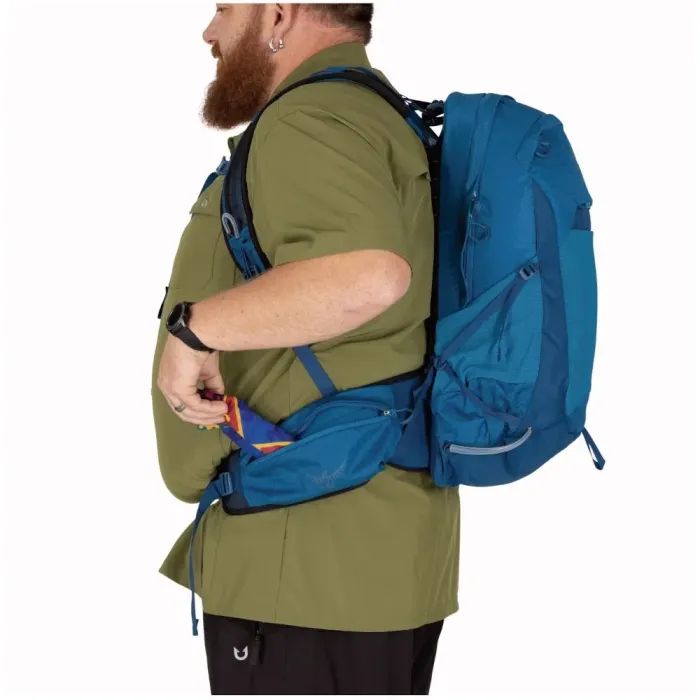 Рюкзак туристичний Osprey Talon 22 scoria blue/night shift - O/S - синій (009.3834) зображення 6