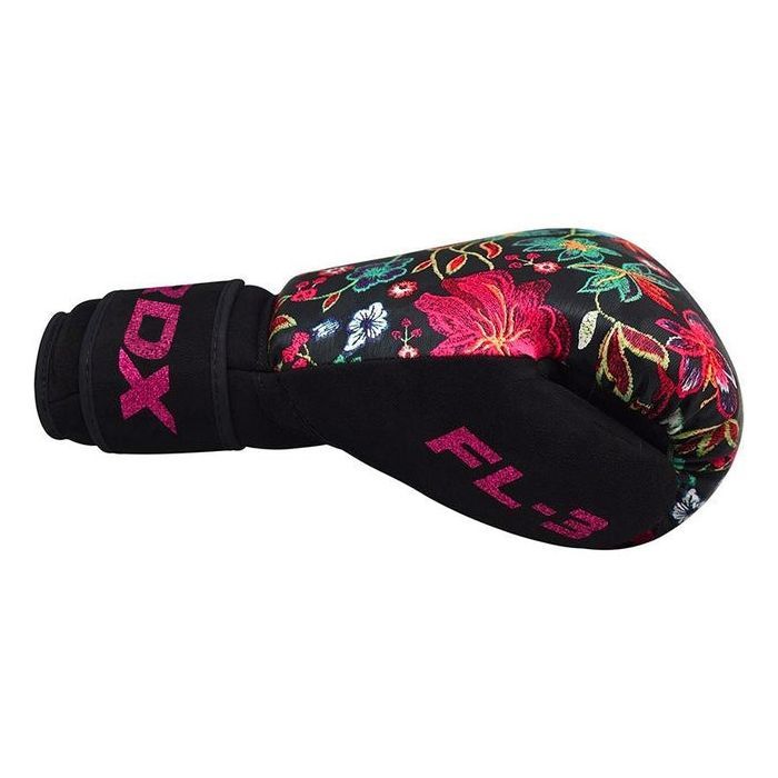 Боксерські рукавички RDX FL-3 Floral Black 8 унцій (BGR-FL3-8OZ) зображення 5