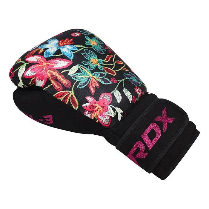 Боксерські рукавички RDX FL-3 Floral Black 8 унцій (BGR-FL3-8OZ) зображення 6