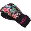 Боксерські рукавички RDX FL-3 Floral Black 12 унцій (BGR-FL3-12OZ) зображення 6