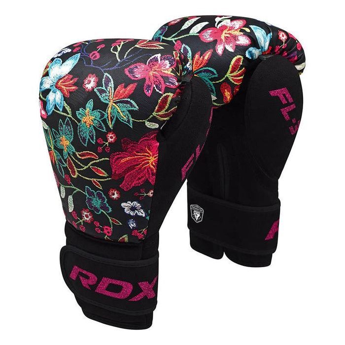 Боксерські рукавички RDX FL-3 Floral Black 8 унцій (BGR-FL3-8OZ) зображення 7