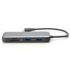 Порт-реплікатор Digitus USB-C > 2xHDMI/2xUSB-A/USB-C/SD/MicroSD/RJ54 (DA-70915) зображення 2