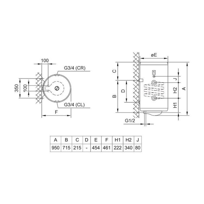 Бойлер непрямого нагріву TIKI Econ MCR 120V9 (700166) зображення 2