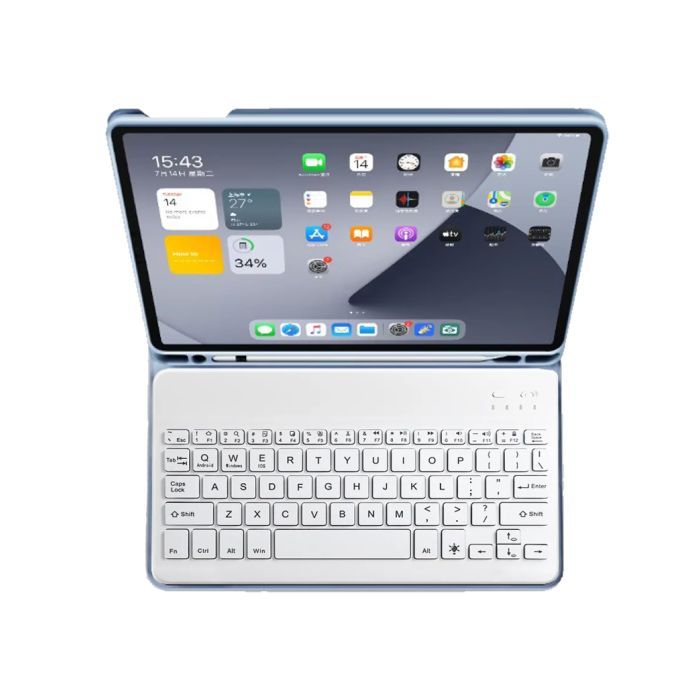 Чехол для планшета BeCover with keyboard Apple iPad Pro 11" M4 2024 Gray (712999) изображение 2