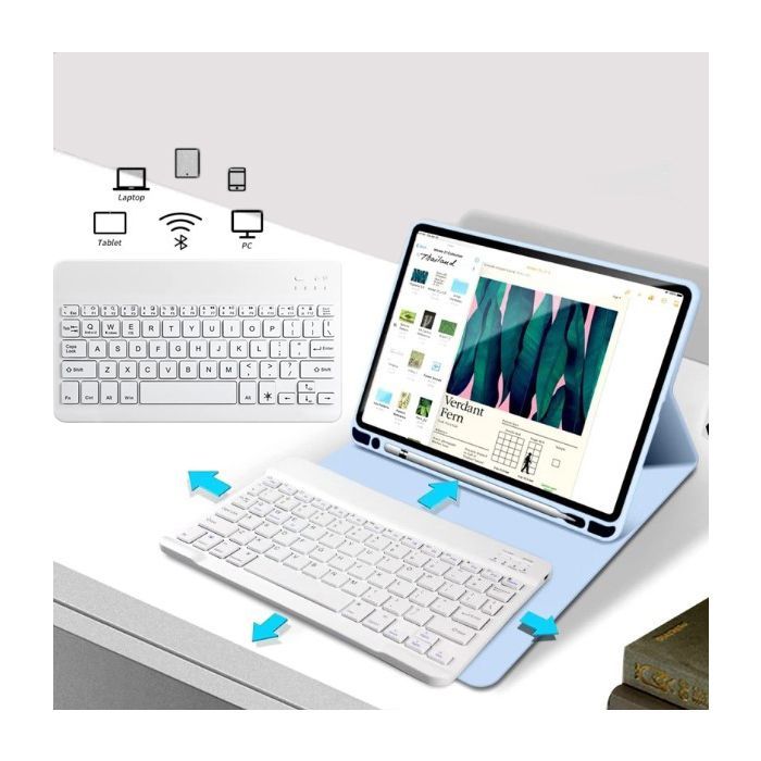 Чехол для планшета BeCover with keyboard Apple iPad Pro 11" M4 2024 Gray (712999) изображение 4
