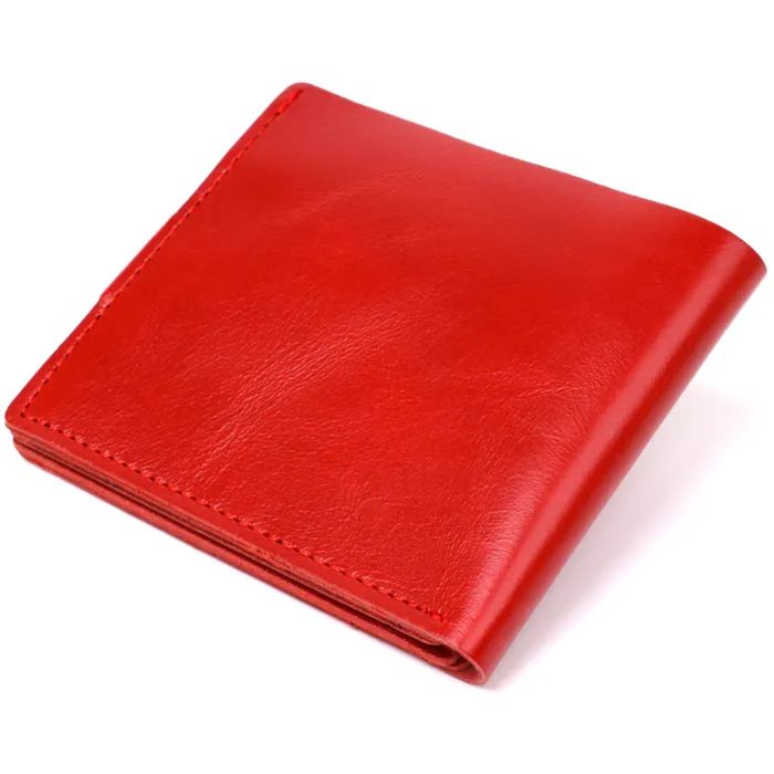 Портмоне Shvigel Шкіряне Червоне (16440) зображення 2