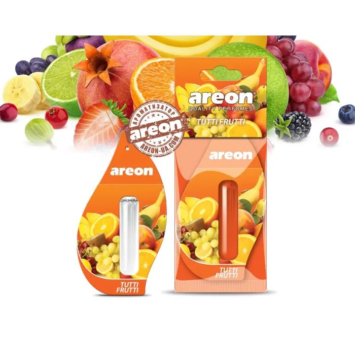 Ароматизатор для автомобіля Areon Tutti Frutti 5 мл (77145) зображення 2