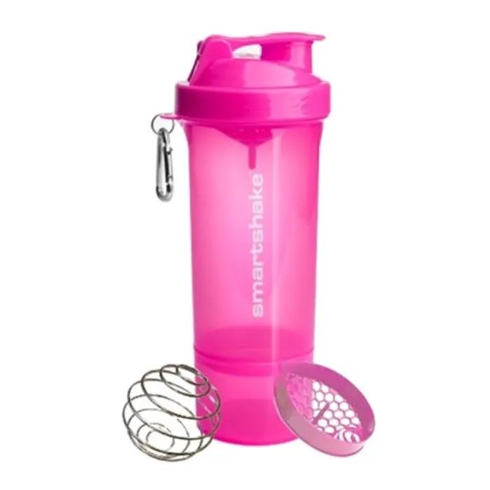Шейкер спортивный SmartShake Slim 500ml Neon Pink (10253201)