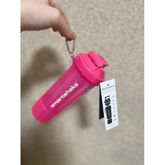Шейкер спортивный SmartShake Slim 500ml Neon Pink (10253201) изображение 9