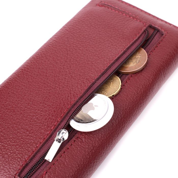 Кошелек ST Leather Из натуральной кожи Бордовый (22522) изображение 7
