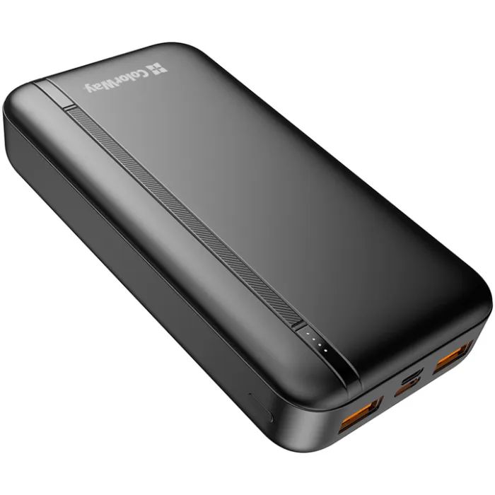 Батарея універсальна ColorWay 20 000 mAh Portable Charger (USB/QC3.0 + USB-C/PD/22.5W) Black (CW-PB200LPB4BK-PD) зображення 3