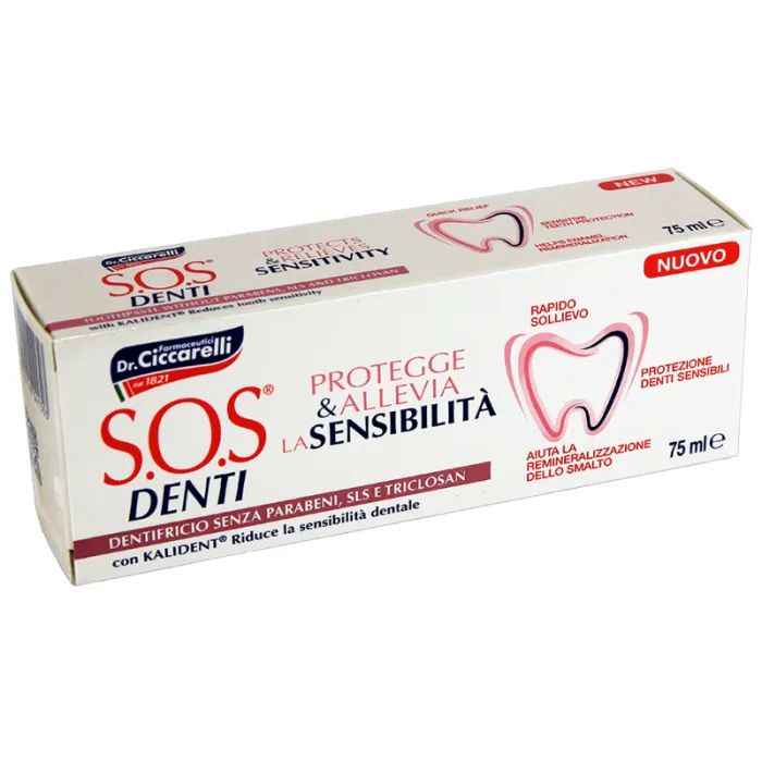 Зубна паста Dr. Ciccarelli S.O.S Denti Для чутливих зубів 75 мл (8002140041303)