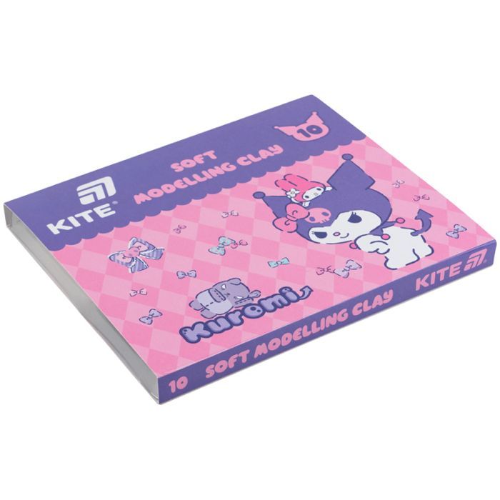 Пластилин Kite Kuromi восковий, 8 кольорів, 160 г (HK24-082) изображение 2